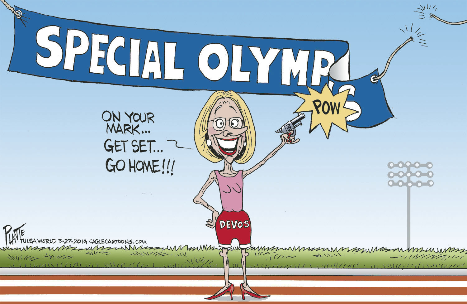 Bruce Plante Cartoon: A Betsy DeVos Special